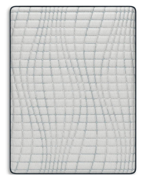 Hybrid 1400 White Queen Mattress side angle showing thickness