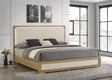 Hyland Eastern King Panel Bed LED Headboard Natural view 2