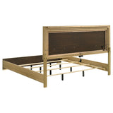 Hyland Eastern King Panel Bed LED Headboard Natural view 5