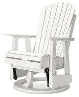 Close-up of armrest and slatted design on Hyland Wave chair