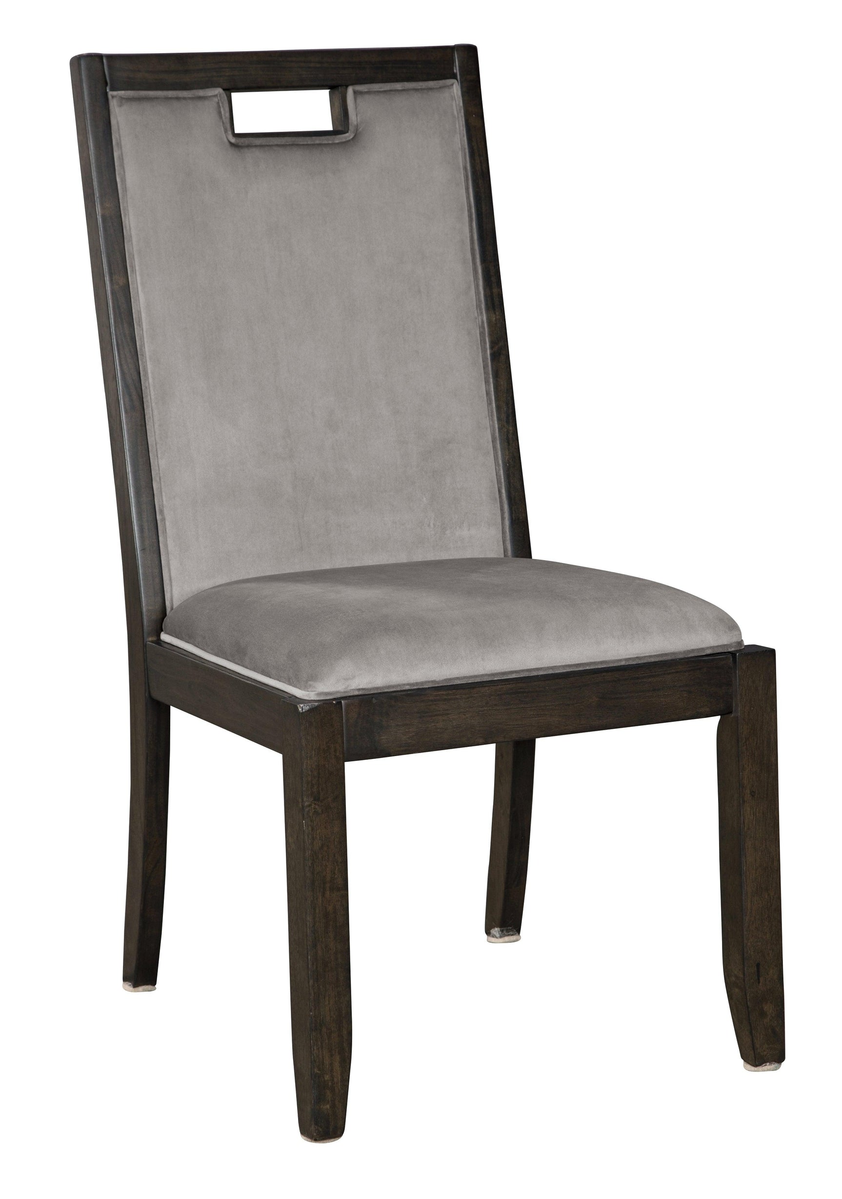 Room view of Hyndell Dark Brown Rectangular Dining Room Set in dining area