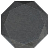 Close-up of mango wood grain texture on Jacinto Octagonal side table