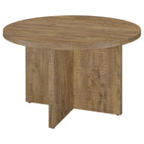 Dining table solid plank base with geometric design