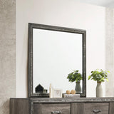 Close-up of shimmer frame on Janine dresser mirror