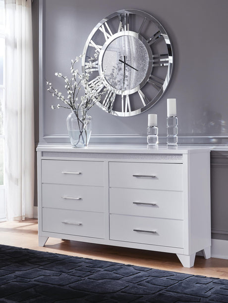 Jarlee White Dresser from Decor Furniture