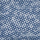 Jaycott Next-Gen Nuvella Blue White Pillow Set of 4 on outdoor seating