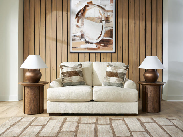 Jayne Park Sand Chenille Loveseat from Decor Furniture