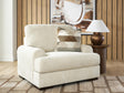Jayne Park Sand Chenille Oversized Chair from Decor Furniture