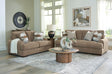 Jayne Pecan Park Sofa and Loveseat from Decor Furniture