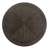 Jeffries dark brown modern solid wood and veneers dining sideboard angled close-up