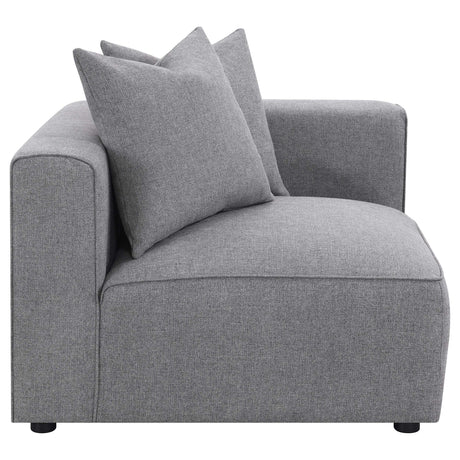 Close-up of fabric texture on Jennifer sectional