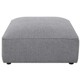 Detail of cushions on Jennifer modular sectional