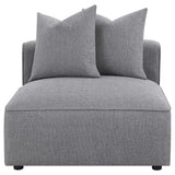 Front view of Jennifer 6-Piece Upholstered Modular Sectional