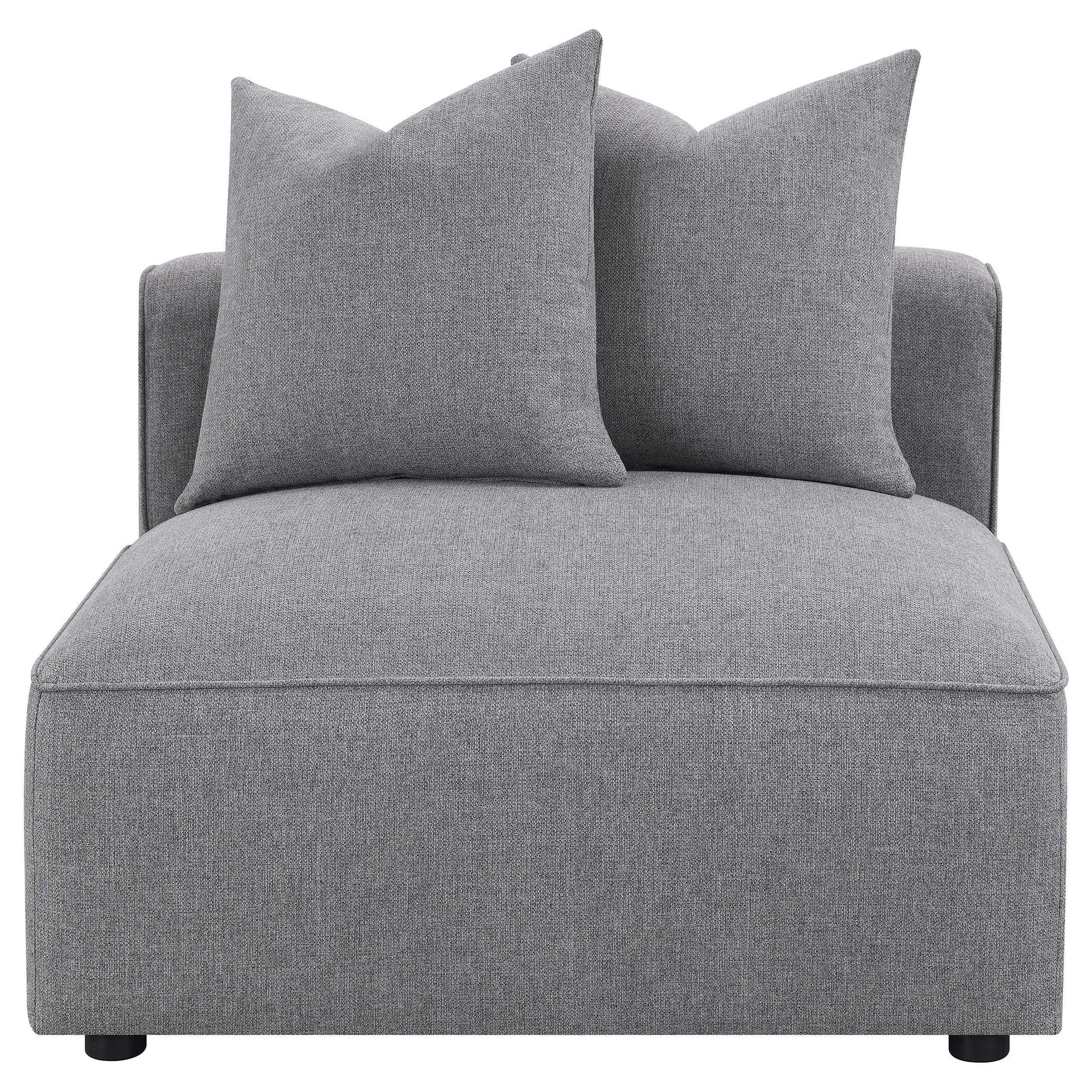 Front view of Jennifer 6-Piece Upholstered Modular Sectional