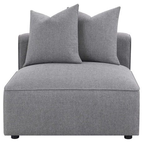 Front view of Jennifer 6-Piece Upholstered Modular Sectional