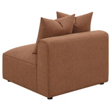 Side view highlighting clean lines and upholstery