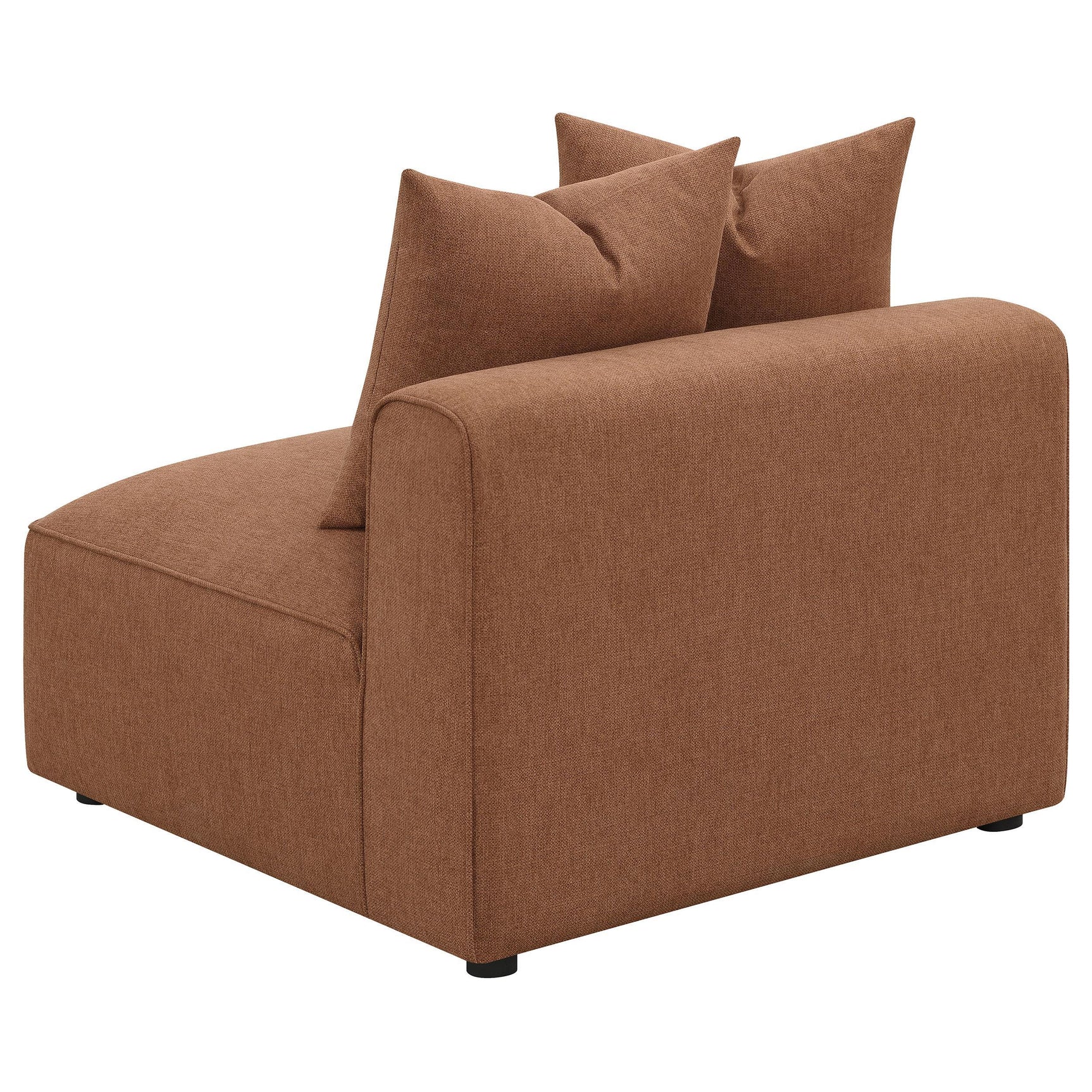 Side view highlighting clean lines and upholstery