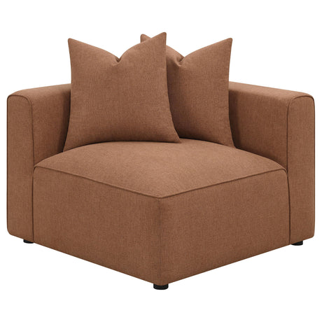 Room setting with Jennifer 6-piece modular sectional