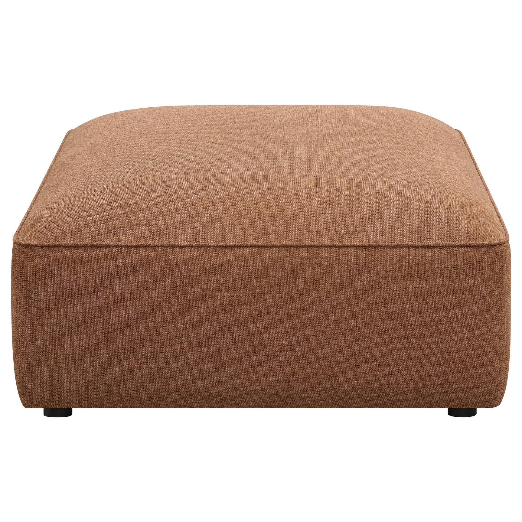 Detailed fabric texture on sectional sofa cushions