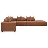 Side profile of Jennifer 6-Piece Upholstered Modular Sectional Sofa