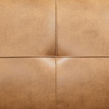 Jenson Convertible Sofa Bed Saddle Brown assembly detail