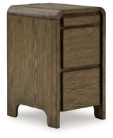 Jensworth Brown Accent Table angled side view