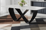 Jewel Table side view highlighting stone texture