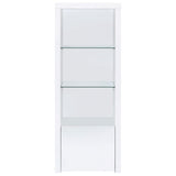 Soft-close drawer glide mechanism close-up