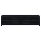 Jupiter media console close-up of pull handles