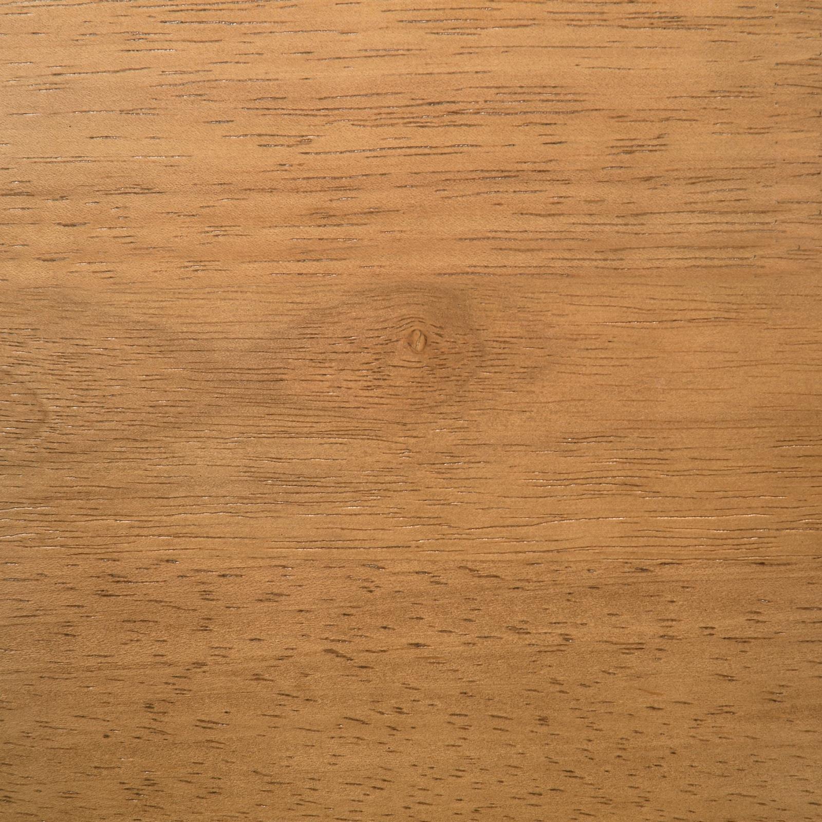 Close-up of wood grain finish on Kane light walnut bar stool
