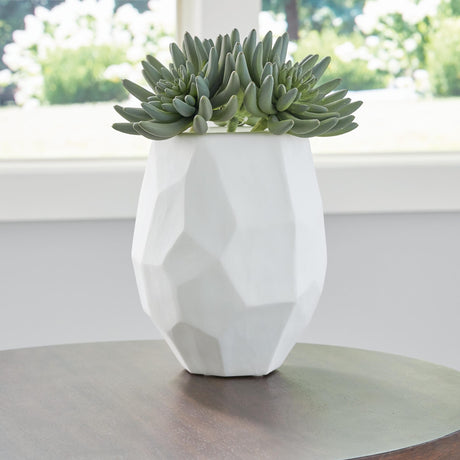 Karenton White Vase from Decor Furniture