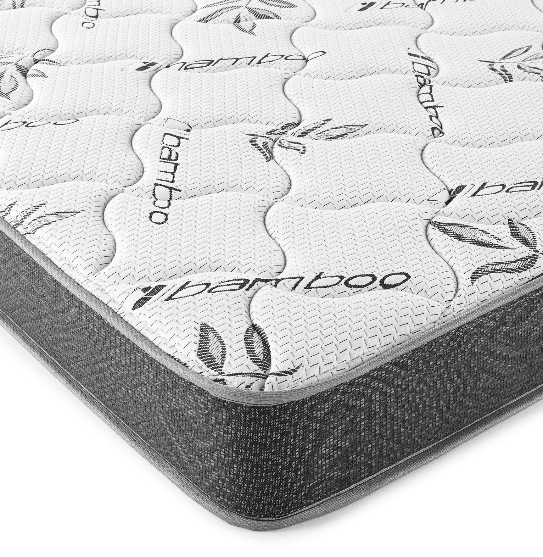 Kenyon 7 inch Twin XL Bamboo Cover Firm Foam Mattress side angle