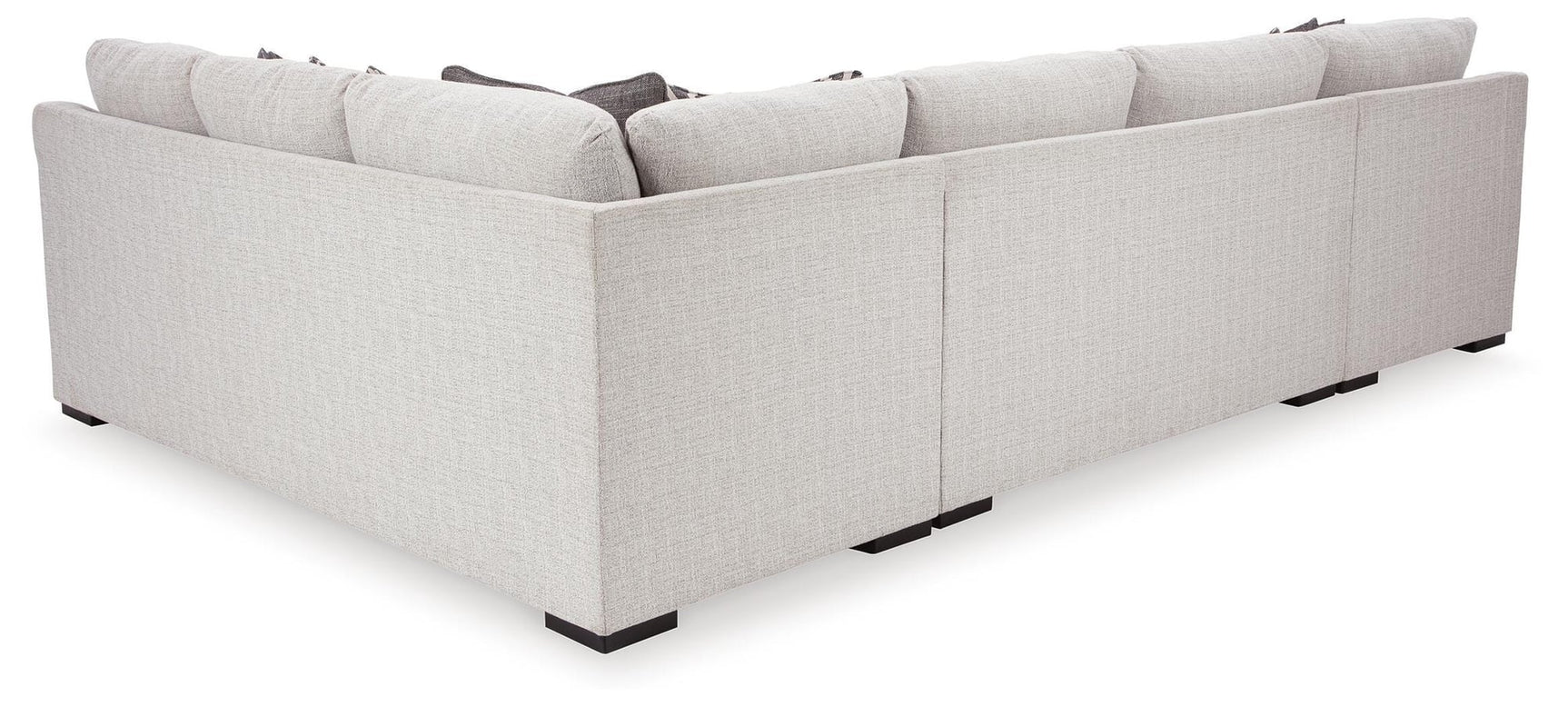 Koralynn Stone 3-Piece Sectional with Ottoman - image 4