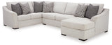 Koralynn Stone 3-Piece Sectional with Ottoman - image 3