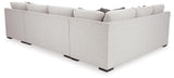 Koralynn Stone 3-Piece Sectional with Ottoman - image 4