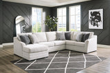 Koralynn Stone 3-Piece Sectional with Ottoman - image 8