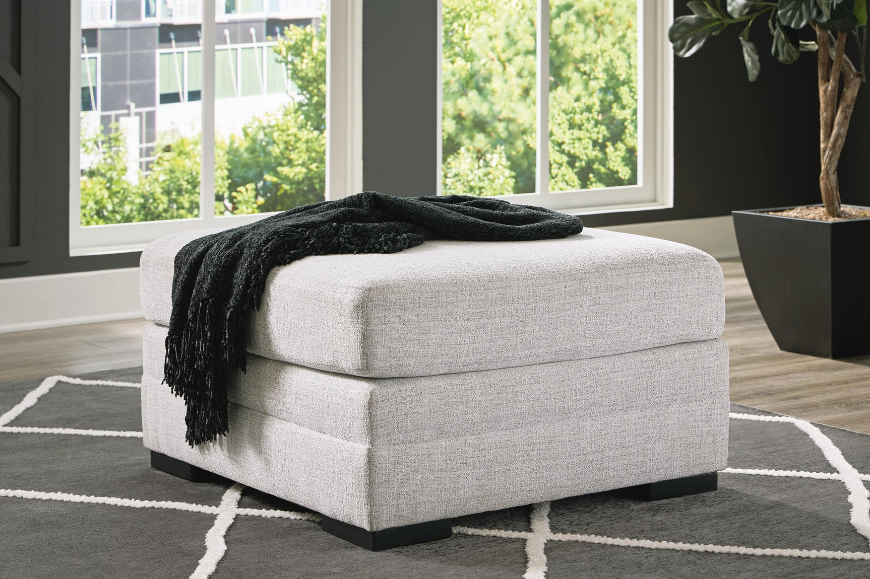 Koralynn Stone 3-Piece Sectional with Ottoman - image 9