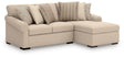 LadyMae Twill Performance Fabric,Next-Gen Nuvella™ 2-Piece Sectional with Chaise - image 1