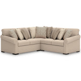 LadyMae Twill Performance Fabric,Next-Gen Nuvella™ 3-Piece Sectional - image 2