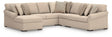 LadyMae Twill Performance Fabric,Next-Gen Nuvella™ 5-Piece Sectional with Chaise from Decor Furniture