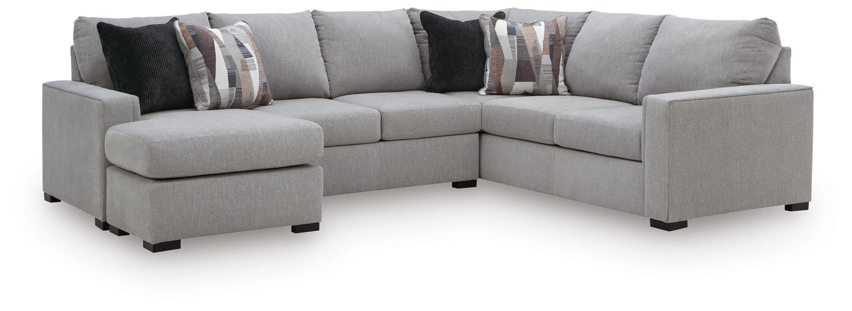 Lakepoint Nickel 2-Piece Sectional with Chaise view 3