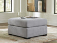 Lakepoint Nickel Chenille Oversized Accent Ottoman from Decor Furniture