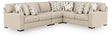 Laurelgrove Pebble Chenille,Performance Fabric,Next-Gen Nuvella™ 4-Piece Sectional from Decor Furniture