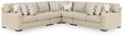 Laurelgrove Pebble Chenille,Performance Fabric,Next-Gen Nuvella™ 5-Piece Sectional from Decor Furniture