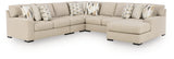Laurelgrove Pebble Chenille,Performance Fabric,Next-Gen Nuvella™ 5-Piece Sectional with Chaise view 2