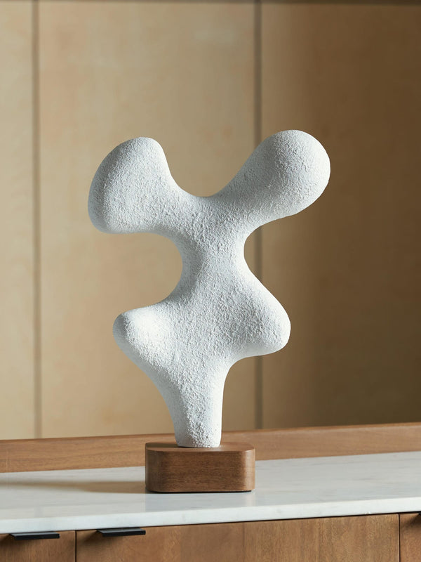 Lavarsen White/Brown Sculpture from Decor Furniture