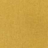 Leon Upholstered Barrel Accent Swivel Chair mustard yellow side profile indoors