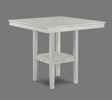 Side view of Lester counter height dining set