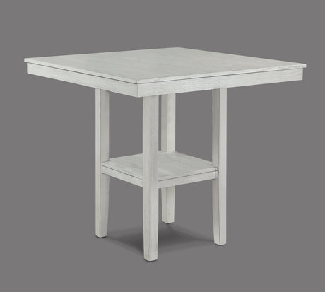 Side view of Lester counter height dining set