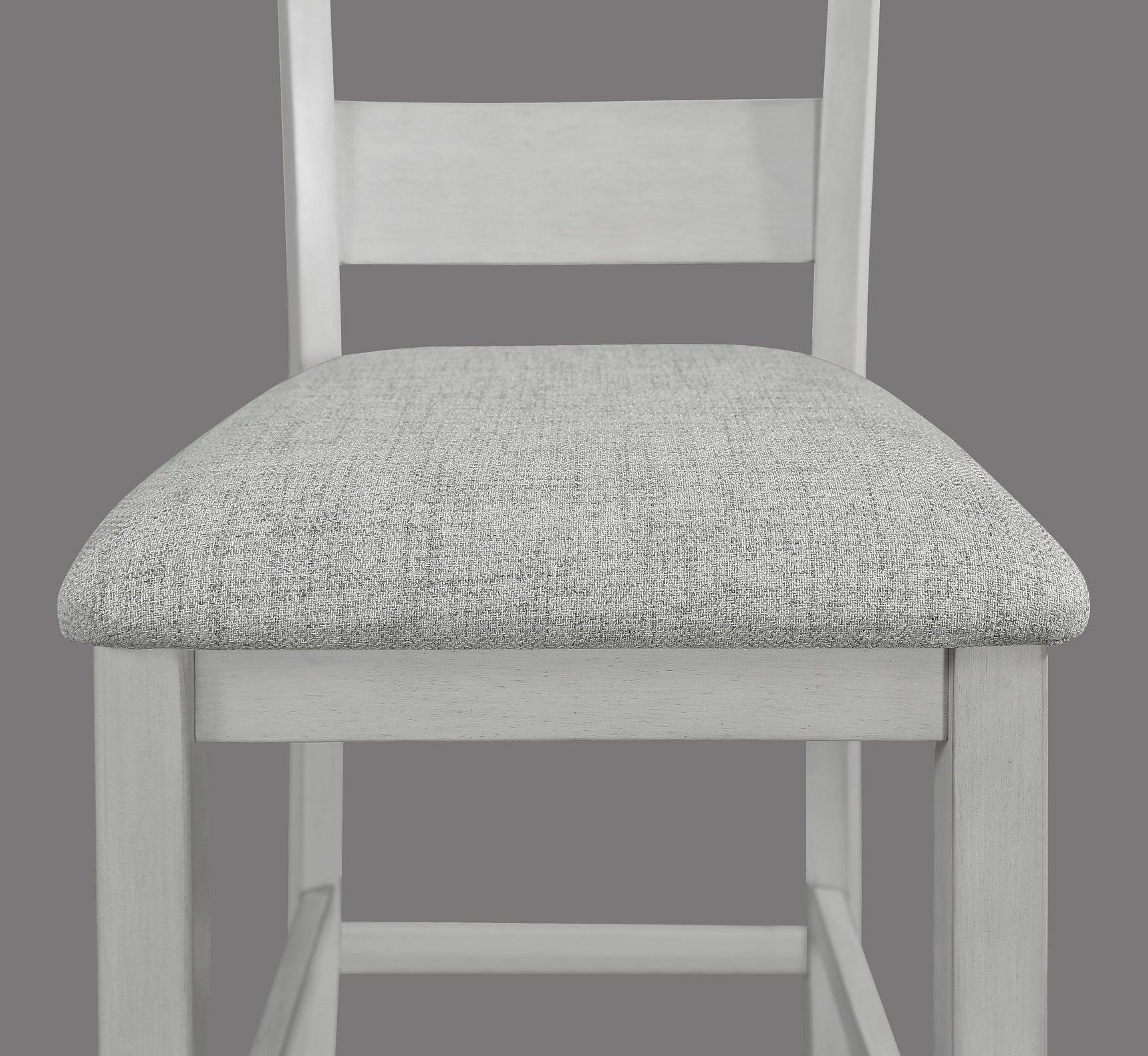 Side angle of Lester dining chairs and table